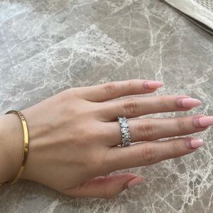 Swarovski Vittore Pear shaped eternity band.